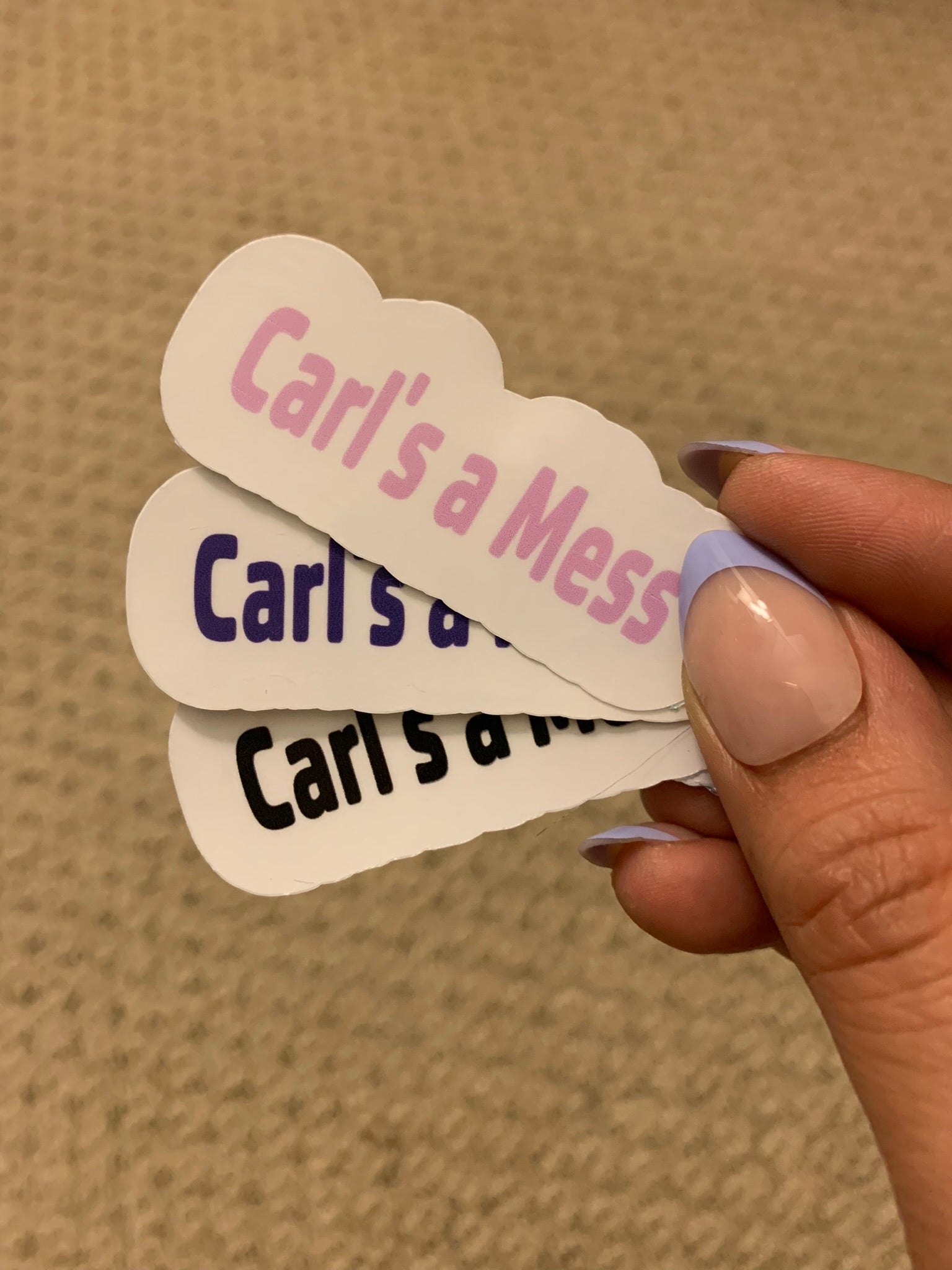 Carl's a Mess- Text